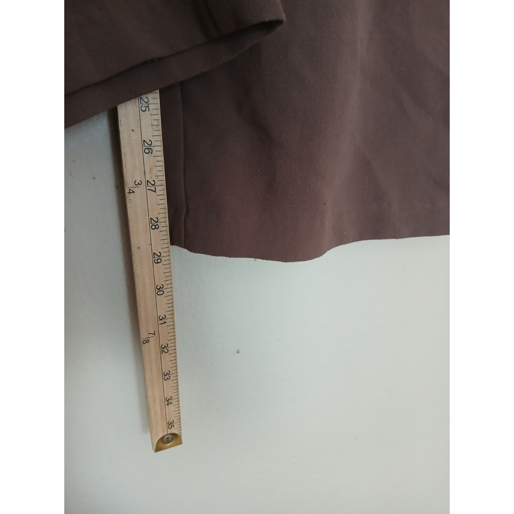 Abercrombie Pants Medium Long Sloane Pleated Wide Leg Trouser Pants Preppy - Picture 6 of 13